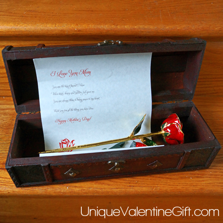 24k Gold Rose Mothers Day Chest 24k Gold Rose Mothers Day Chest