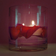 Floating Lovers Candle and Rose Petals