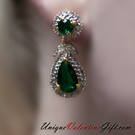 Jackie Kennedy Emerald Earrings Jackie Kennedy Emerald Earrings