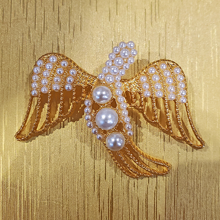 First Lady Pearl and Gold Dove Pin First Lady Pearl and Gold Dove Pin