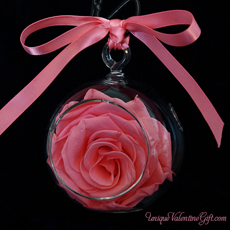 Pink Blush Rose Ornament Pink Blush Rose Ornament