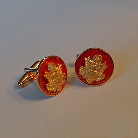 The Great Seal Cufflinks - Red