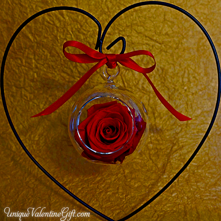 The Scarlet Rose Ornament 