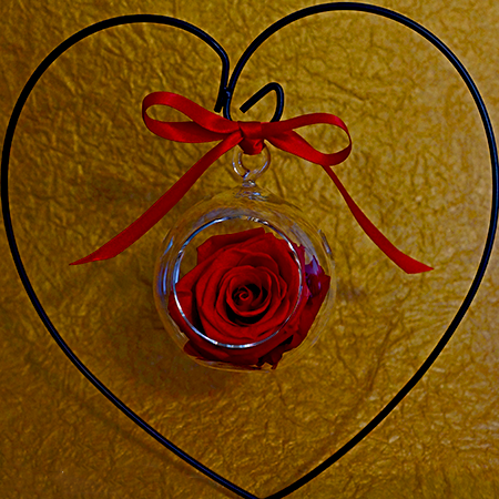 The Scarlet Rose Ornament 